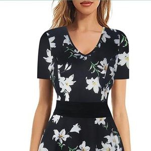 Oxiuli Fashion women’s shortsleeve dress